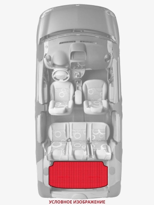 ЭВА коврики «Queen Lux» багажник для FIAT Siena (Mk I)